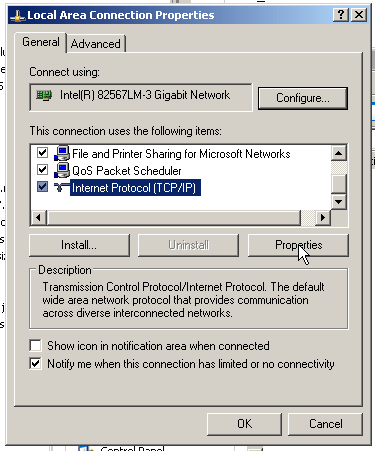 Networking Properties